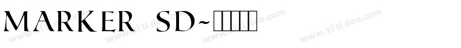 Marker SD字体转换